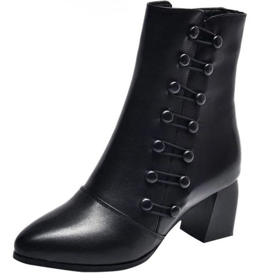 Botte en Cuir à Tige Courte - Vienna