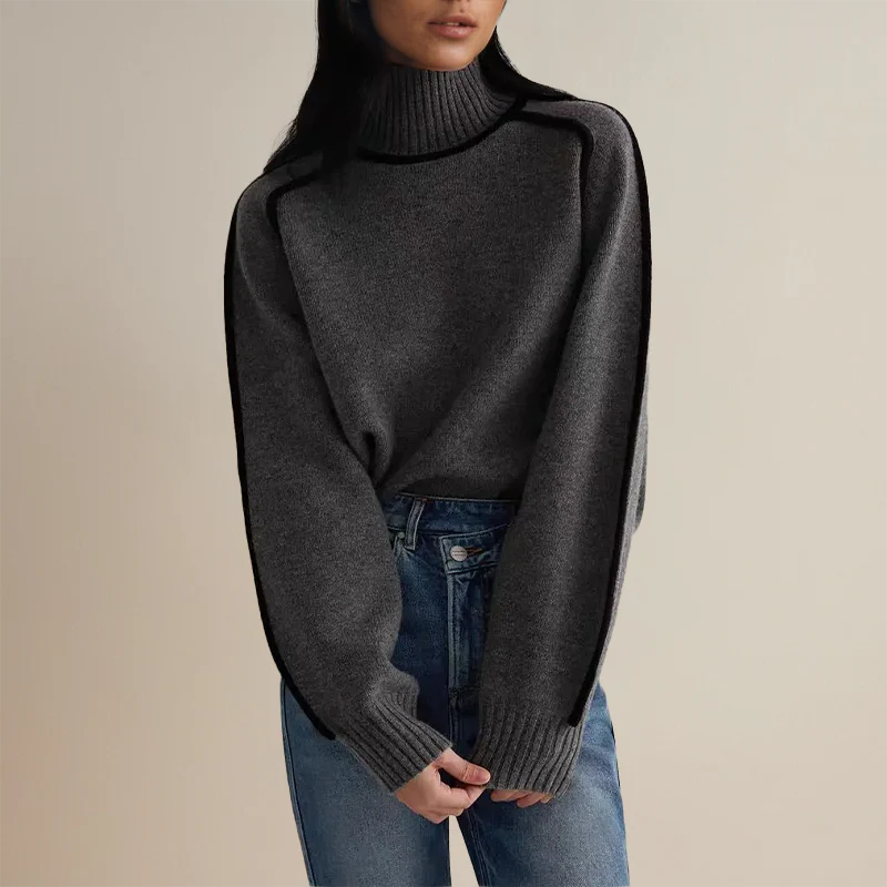 Pull à Col Roulé Luxer