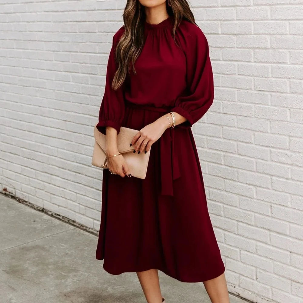 Robe de Luxe à Manches Longues - Reali