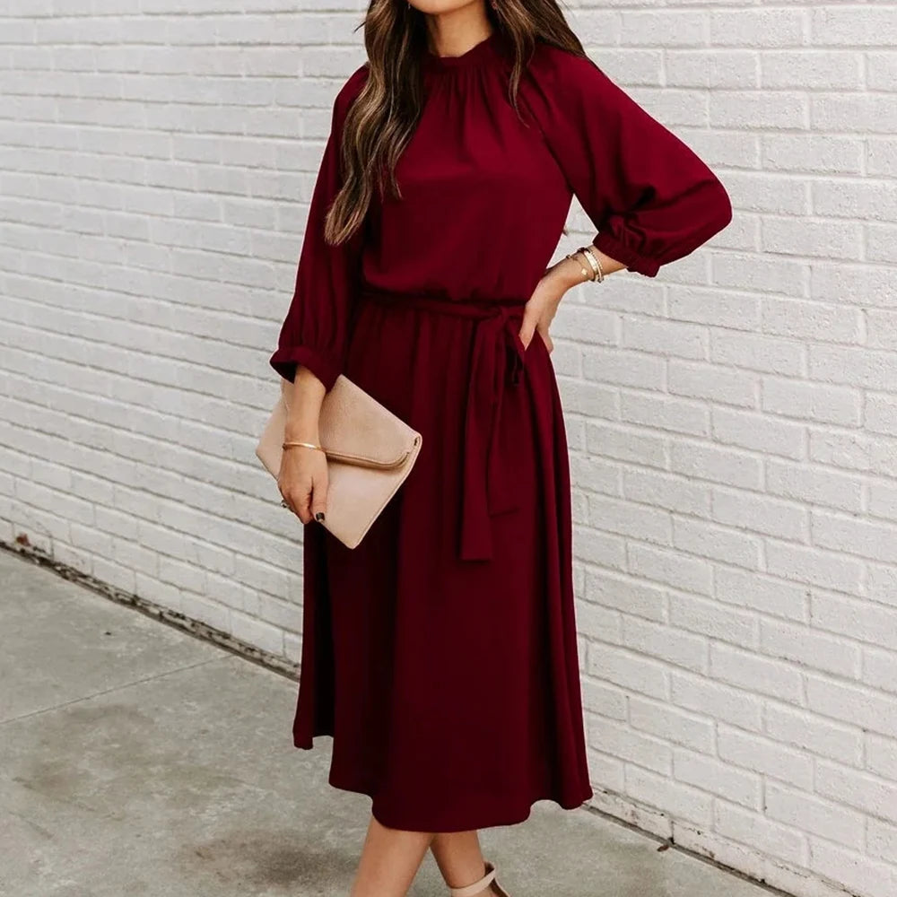 Robe de Luxe à Manches Longues - Reali