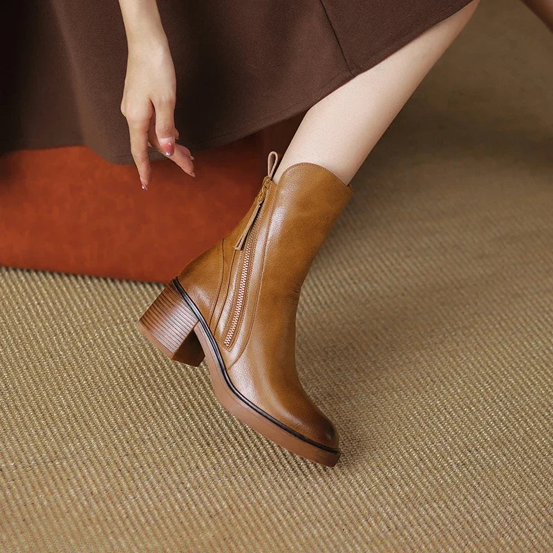 Bottes en Cuir Marie