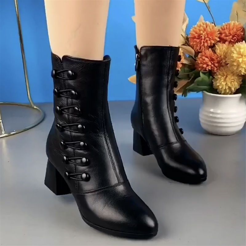 Botte en Cuir à Tige Courte - Vienna
