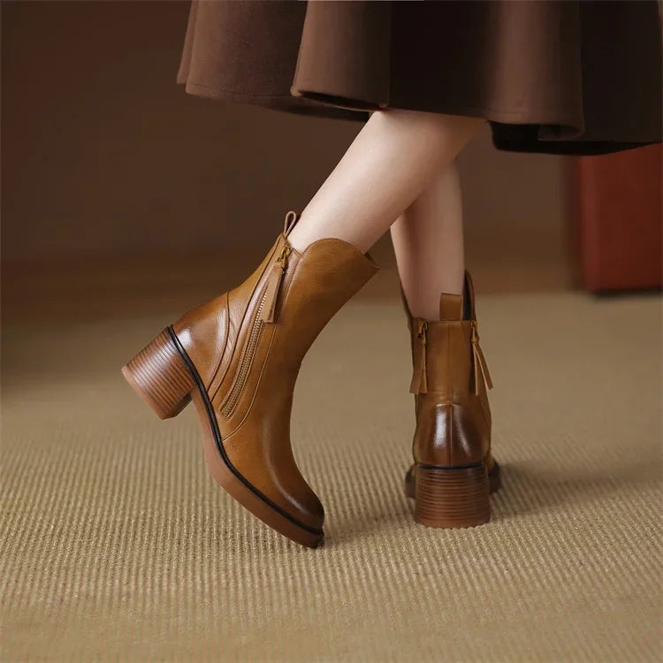 Bottes en Cuir Marie