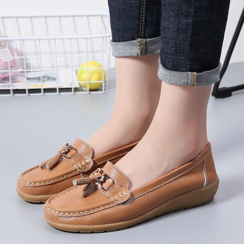 Mocassin en Cuir Emma