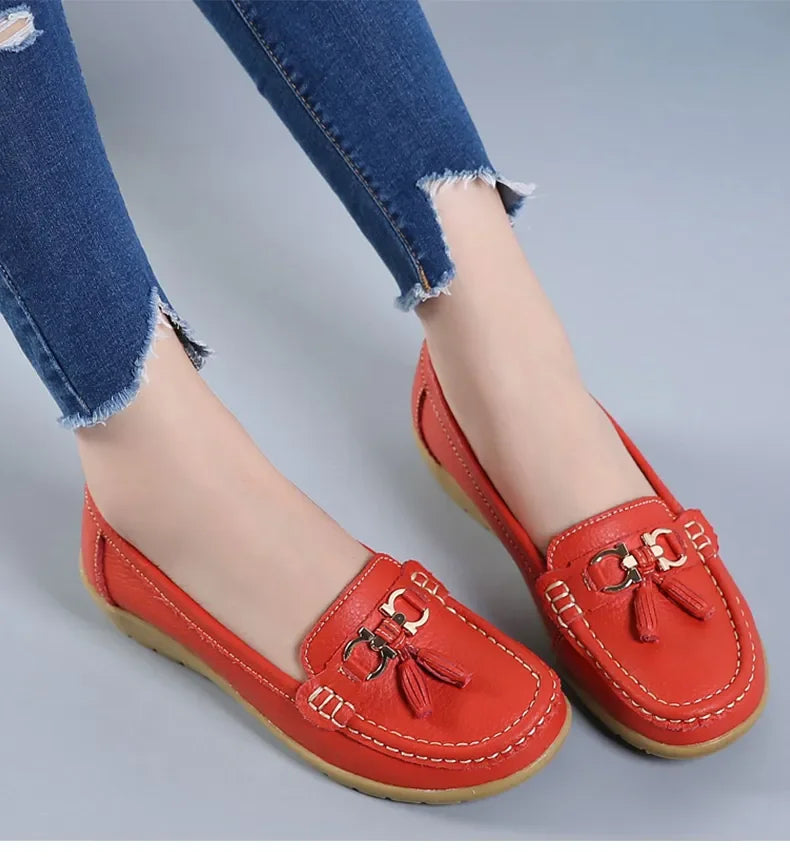 Mocassin en Cuir Emma