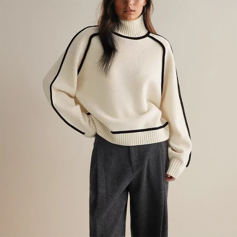 Pull à Col Roulé Luxer