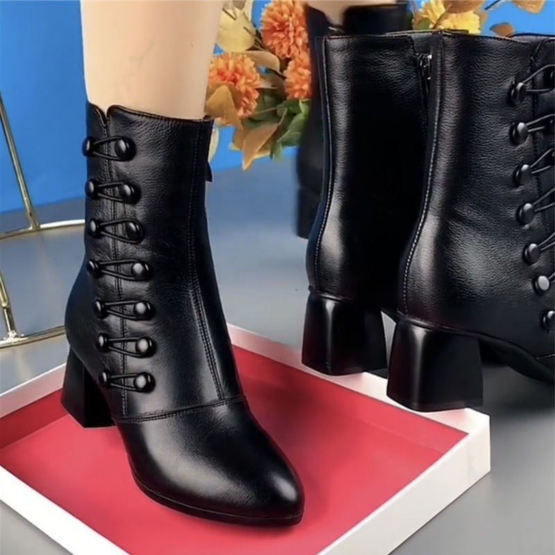 Botte en Cuir à Tige Courte - Vienna