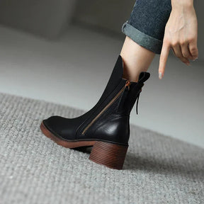 Marie™ - Bottes en Cuir