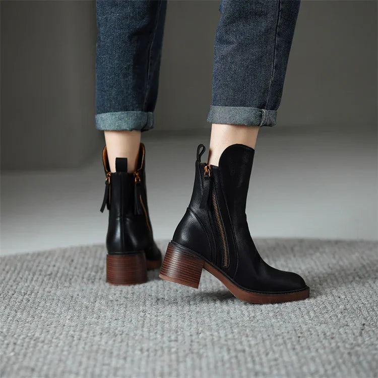 Bottes en Cuir Marie