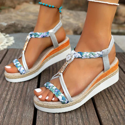 Sandales Bella Soft à Semelle Compensée