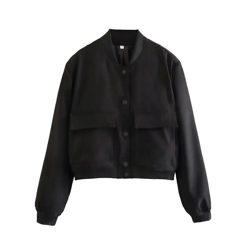 Madam - Veste Femme Courte avec Boutons